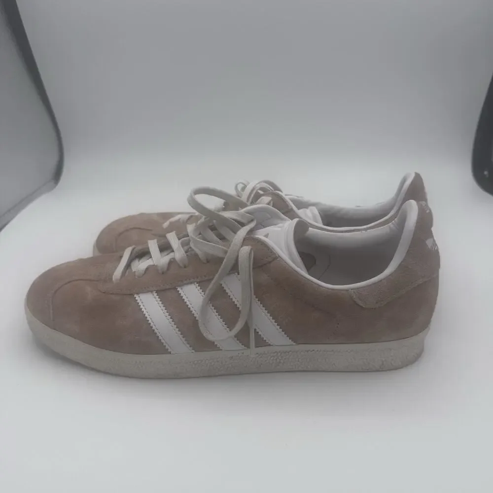 Adidas Originals Gazelle Magic Beige/Cloud White/Magic Beige Size 10.5